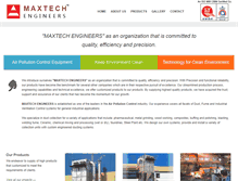 Tablet Screenshot of maxtechengineers.com